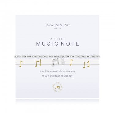 Joma Jewellery A Little 'Music Note' Bracelet 17.5cm Stretch