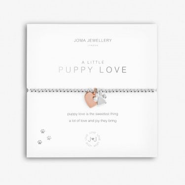 Joma Jewellery A Little 'Puppy Love' Bracelet 17.5cm Stretch