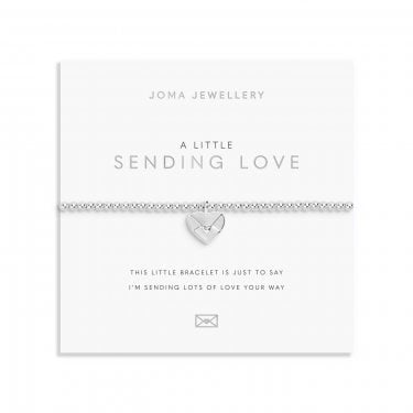 Joma Jewellery A Little 'Sending Love' Bracelet 17.5cm Stretch  