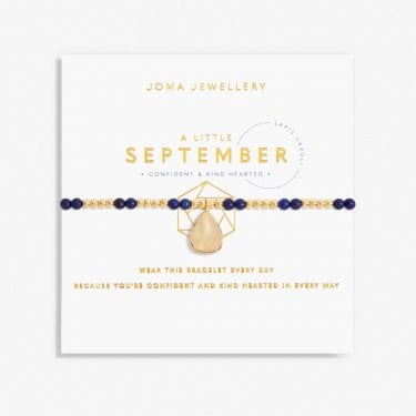 Joma Jewellery A Little 'September' Birthstone Gold Tone Bracelet 17.5cm Stretch