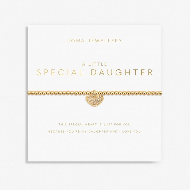 Joma Jewellery  A Little 'Special Daughter' Gold Tone Bracelet 17.5cm Stretch  