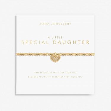 Joma Jewellery A Little 'Special Daughter' Gold Tone Bracelet 17.5cm Stretch  