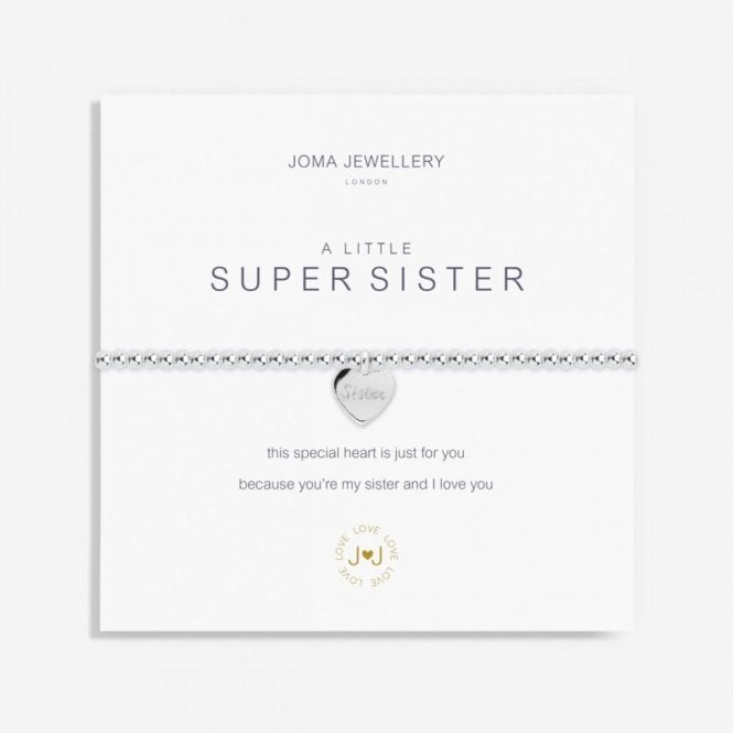 Joma Jewellery  A Little 'Super Sister' Bracelet 17.5cm Stretch