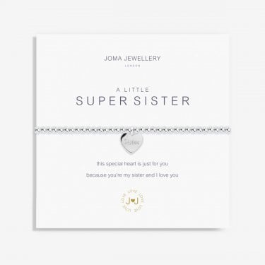 Joma Jewellery A Little 'Super Sister' Bracelet 17.5cm Stretch