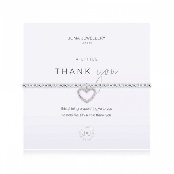 Joma Jewellery  A Little 'Thank You' Bracelet 17.5cm Stretch