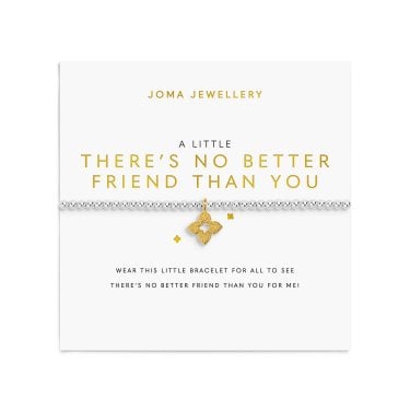 Joma Jewellery A Little 'There's No Better Friend Than You' Two Tone Bracelet 17.5cm Stretch