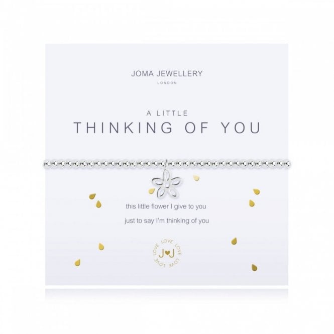 Joma Jewellery  A Little 'Thinking Of You' Flower Bracelet 17.5cm Stretch