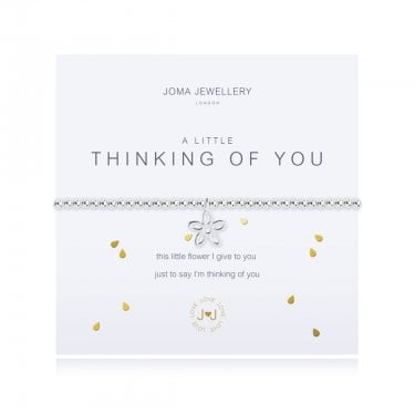 Joma Jewellery A Little 'Thinking Of You' Flower Bracelet 17.5cm Stretch