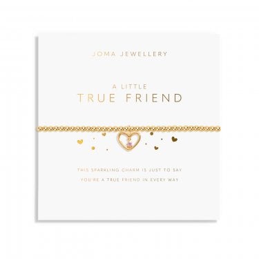 Joma Jewellery A Little 'True Friend' Gold Tone Bracelet 17.5cm Stretch 