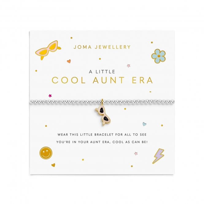 Joma Jewellery  A Little Vibes 'Cool Aunt Era' Two Tone Bracelet 17.5cm
