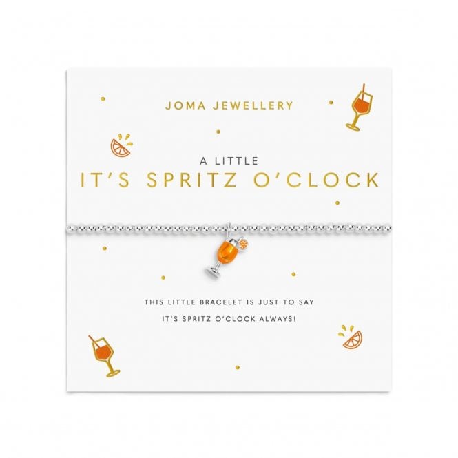 Joma Jewellery  A Little Vibes 'It's Spritz O'Clock' Bracelet 17.5cm Stretch