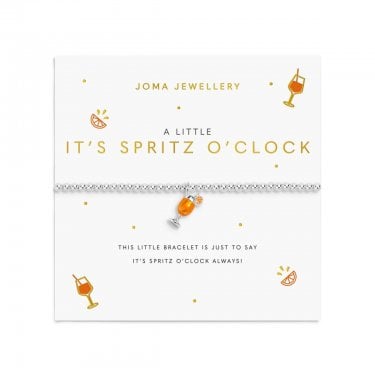 Joma Jewellery A Little Vibes 'It's Spritz O'Clock' Bracelet 17.5cm Stretch