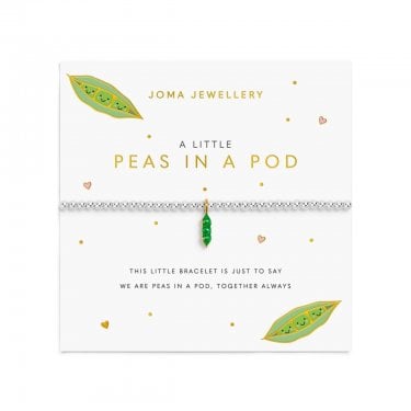 Joma Jewellery A Little Vibes 'Peas In A Pod' Bracelet 17.5cm Stretch