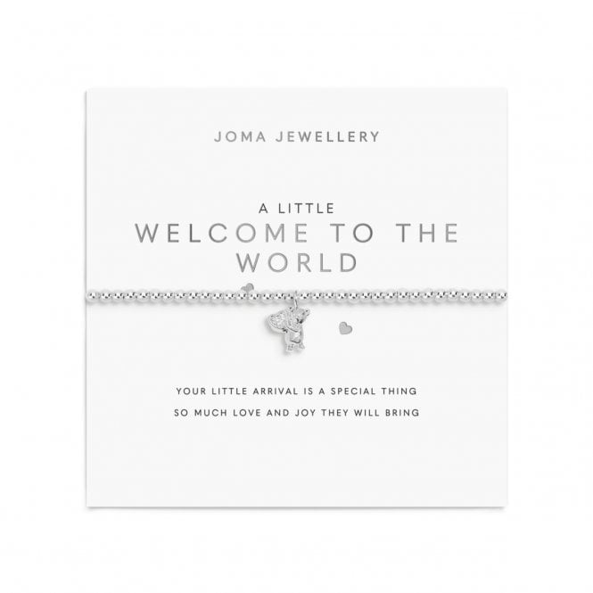 Joma Jewellery  A Little 'Welcome To The World' Bracelet 17.5cm Stretch
