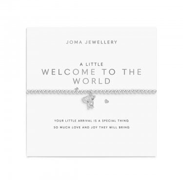 Joma Jewellery A Little 'Welcome To The World' Bracelet 17.5cm Stretch
