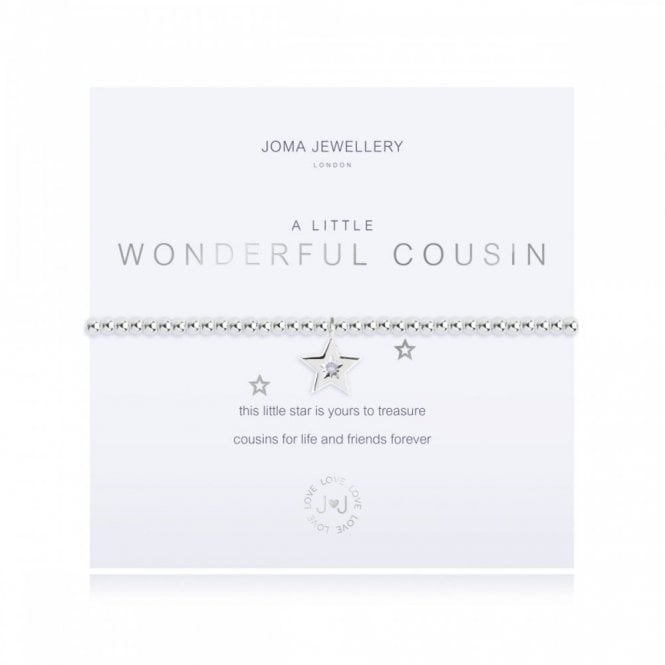 Joma Jewellery  A Little 'Wonderful Cousin' Bracelet 17.5cm Stretch