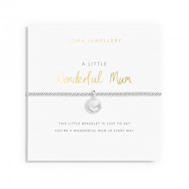 Joma Jewellery A Little 'Wonderful Mum' Bracelet 17.5cm Stretch 