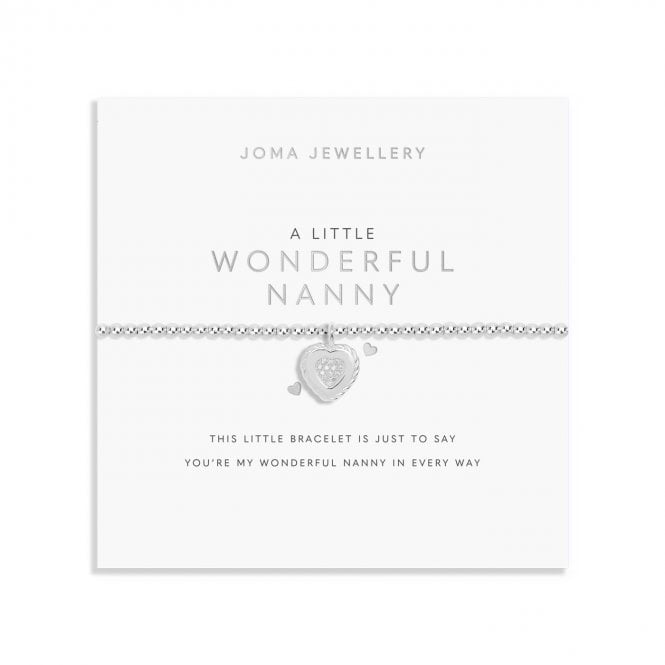 Joma Jewellery  A Little 'Wonderful Nanny' Bracelet 17.5cm Stretch 