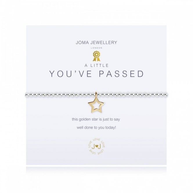 Joma Jewellery  A Little 'You've Passed' Bracelet 17.5cm Stretch