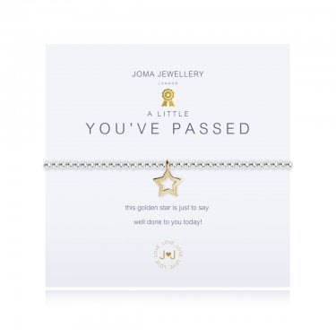 Joma Jewellery A Little 'You've Passed' Bracelet 17.5cm Stretch