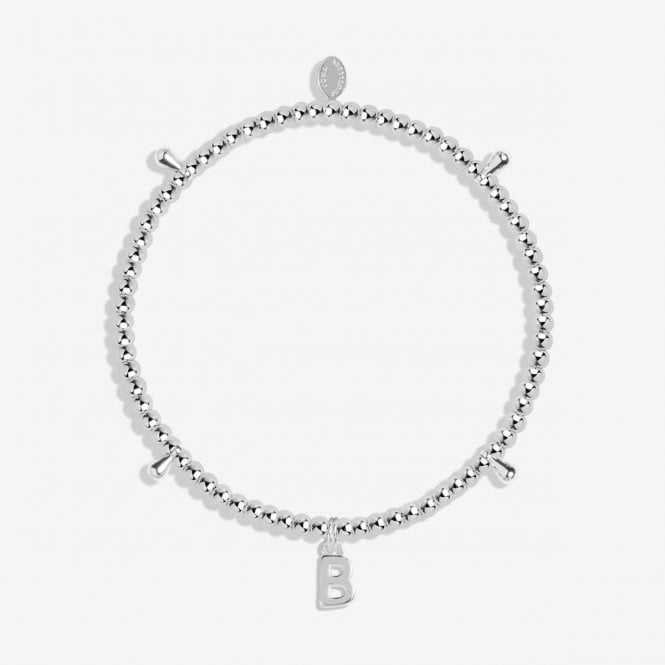 Joma Jewellery  Alphabet A Little 'B' Bracelet 17.5cm Stretch 