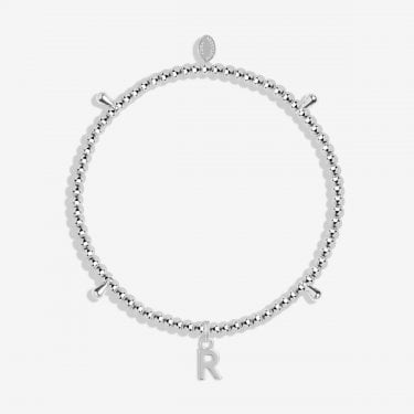 Joma Jewellery Alphabet A Little 'R' Bracelet 17.5cm Stretch 