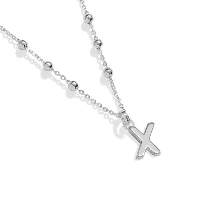Joma Jewellery  Alphabet A Little 'X' Necklace 46cm + 5cm  