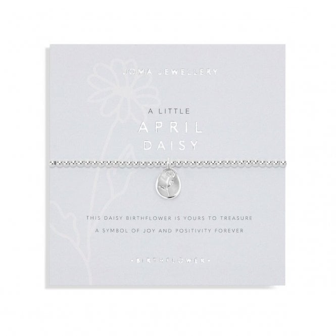 Joma Jewellery  Birthflower A Little 'April' Daisy Bracelet 17.5cm Stretch  