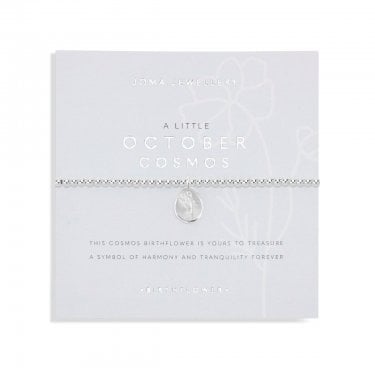 Joma Jewellery Birthflower A Little 'October' Cosmos Bracelet 17.5cm Stretch 