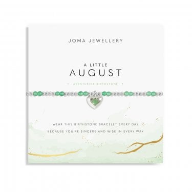 Joma Jewellery Birthstone A Little 'August' Bracelet 17.5cm Stretch 
