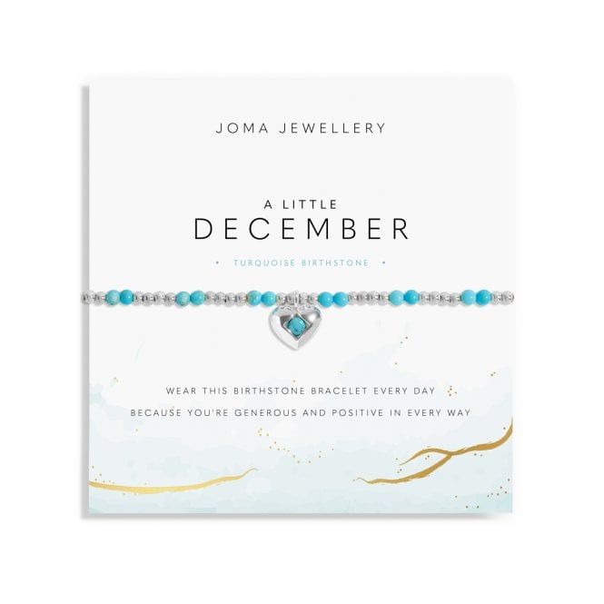 Joma Jewellery  Birthstone A Little 'December' Bracelet 17.5cm Stretch  