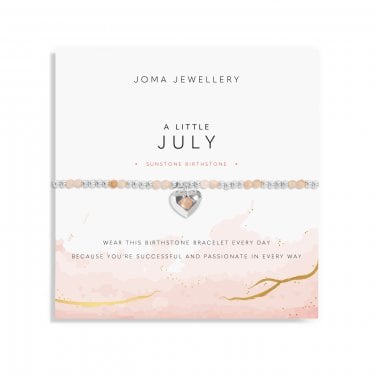 Joma Jewellery Birthstone A Little 'July' Bracelet 17.5cm Stretch 