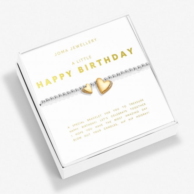 Joma Jewellery  Boxed A Little 'Happy Birthday' Bracelet 17.5cm Stretch 