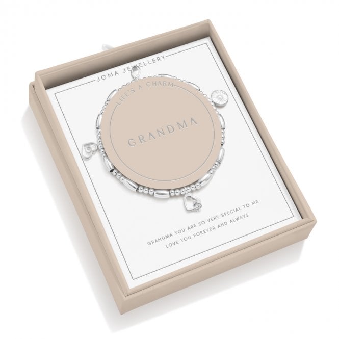 Joma Jewellery  Boxed Life's A Charm 'Grandma' Bracelet 17.5cm Stretch