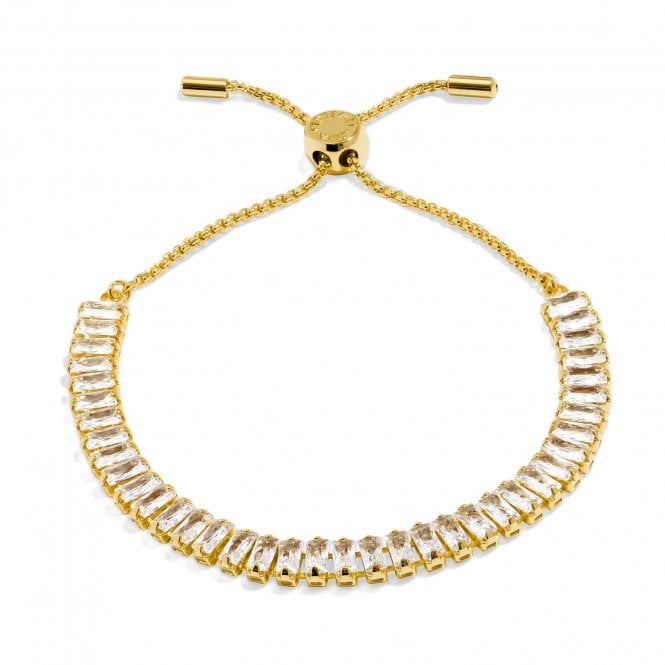 Joma Jewellery  Bracelet Bar Gold Tone Tennis Bracelet 24.5cm