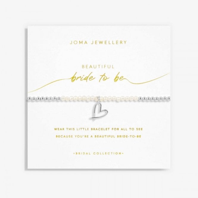 Joma Jewellery  Bridal Pearl 'Bride To Be' Bracelet 17.5cm Stretch