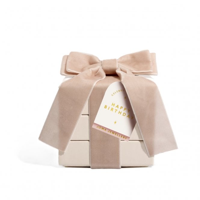 Joma Jewellery  Celebration Stack 'Happy Birthday' Bracelet, Necklace, and Earrings Gift Set