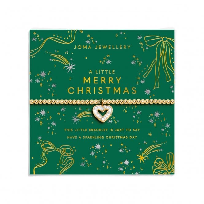 Joma Jewellery  Christmas A Little 'Merry Christmas' Bracelet 17.5cm Stretch
