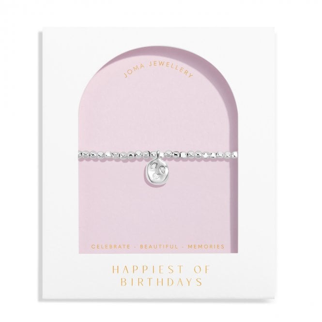 Joma Jewellery  Dolce Vita 'Happiest Of Birthdays' Bracelet 17.5cm Stretch  