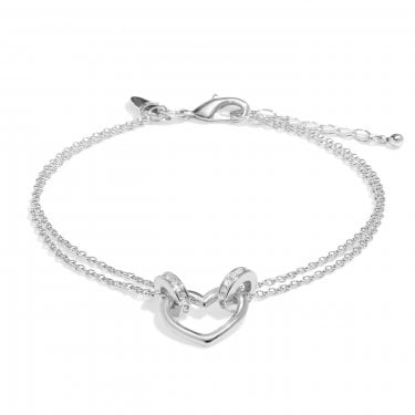 Joma Jewellery Evermore Heart Bracelet 18cm + 3cm