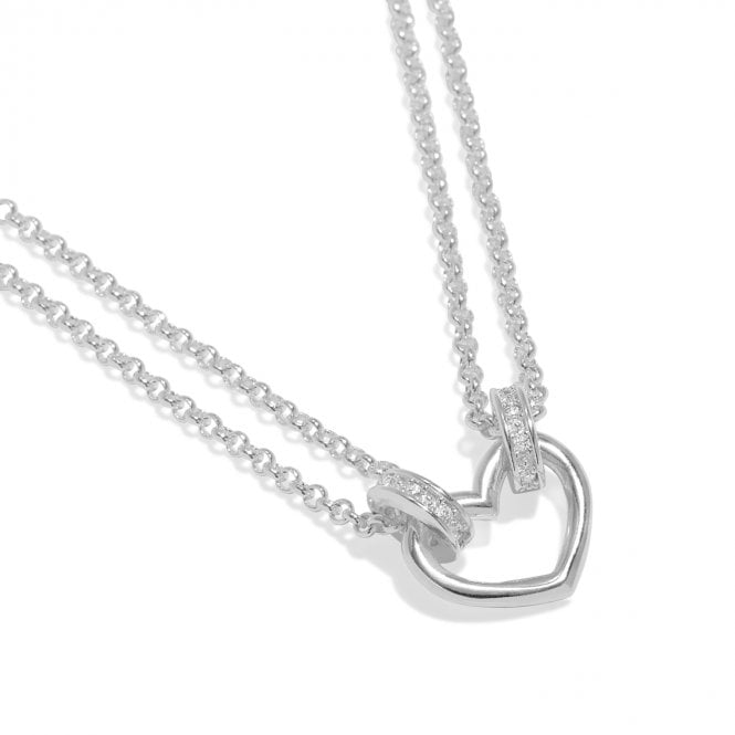 Joma Jewellery  Evermore Heart Necklace 40cm + 5cm  
