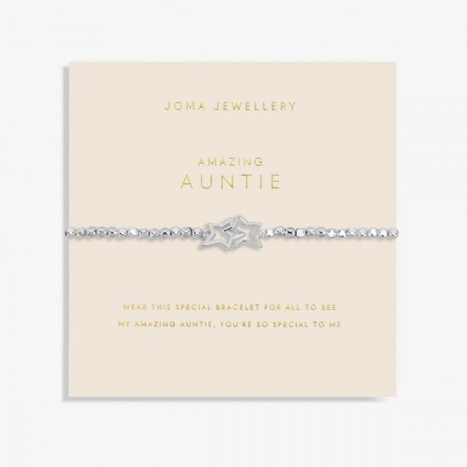 Joma Jewellery  Forever Yours 'Amazing Auntie' Bracelet 17.5cm Stretch