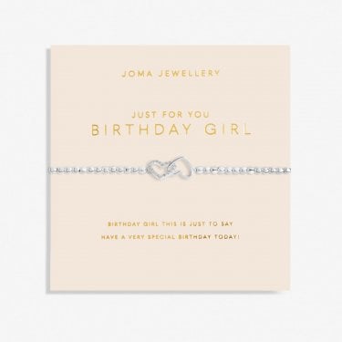 Joma Jewellery Forever Yours 'Just For You Birthday Girl' Bracelet 17.5cm Stretch