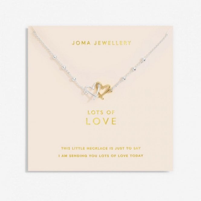 Joma Jewellery  Forever Yours 'Lots Of Love' Necklace 46cm + 5cm