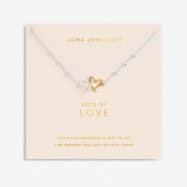 Joma Jewellery Forever Yours 'Lots Of Love' Necklace 46cm + 5cm