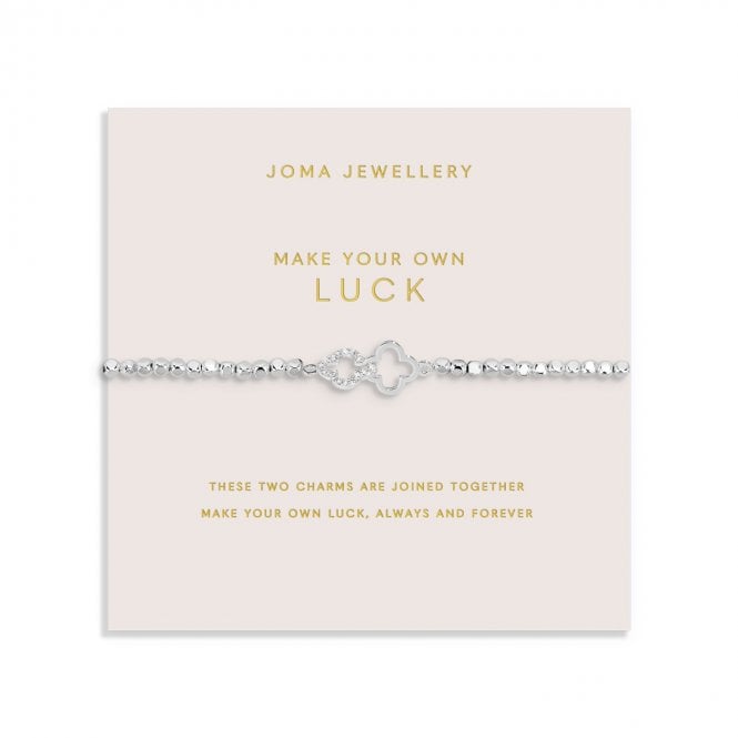 Joma Jewellery  Forever Yours 'Make Your Own Luck' Bracelet 17.5cm Stretch 