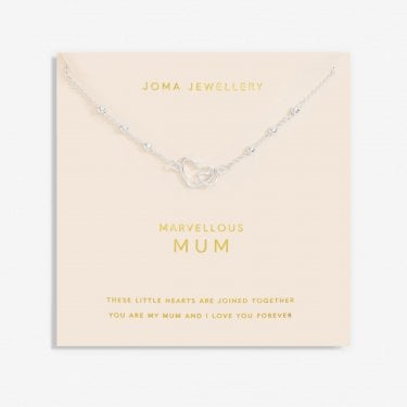 Joma Jewellery Forever Yours 'Marvellous Mum' Necklace 46cm + 5cm