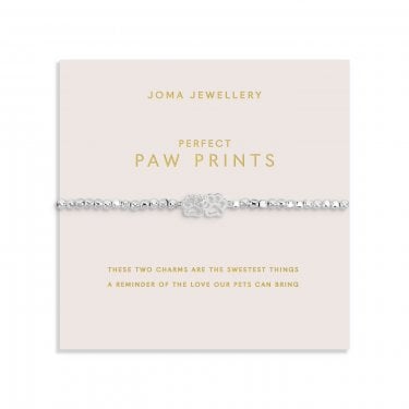 Joma Jewellery Forever Yours 'Perfect Paw Print' Bracelet 17.5cm Stretch 