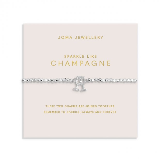 Joma Jewellery  Forever Yours 'Sparkle Like Champagne' Bracelet 17.5cm Stretch 