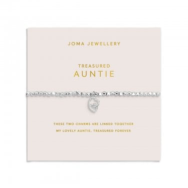 Joma Jewellery Forever Yours 'Treasured Auntie' Bracelet 17.5cm Stretch